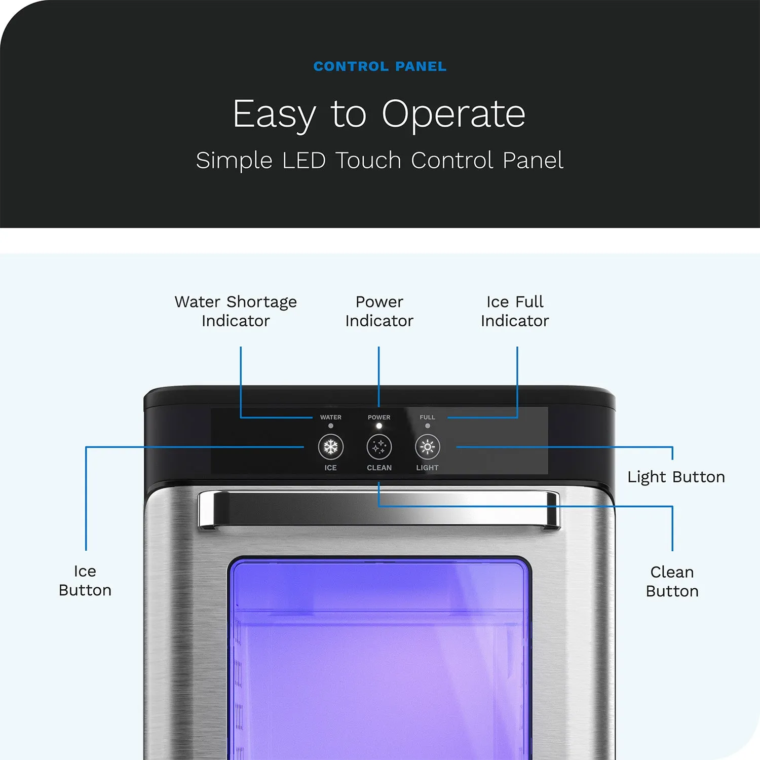 Countertop Nugget Ice Maker