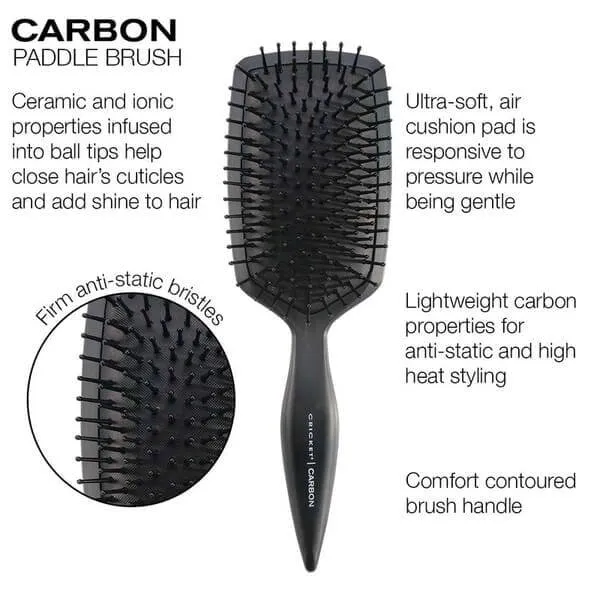 Cricket Carbon Paddle Brush