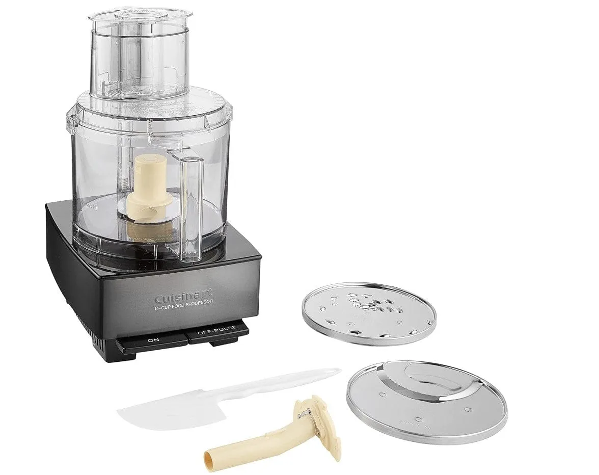 Cuisinart 14 Cup Food Processor Custom, Black - Certified Refurbished