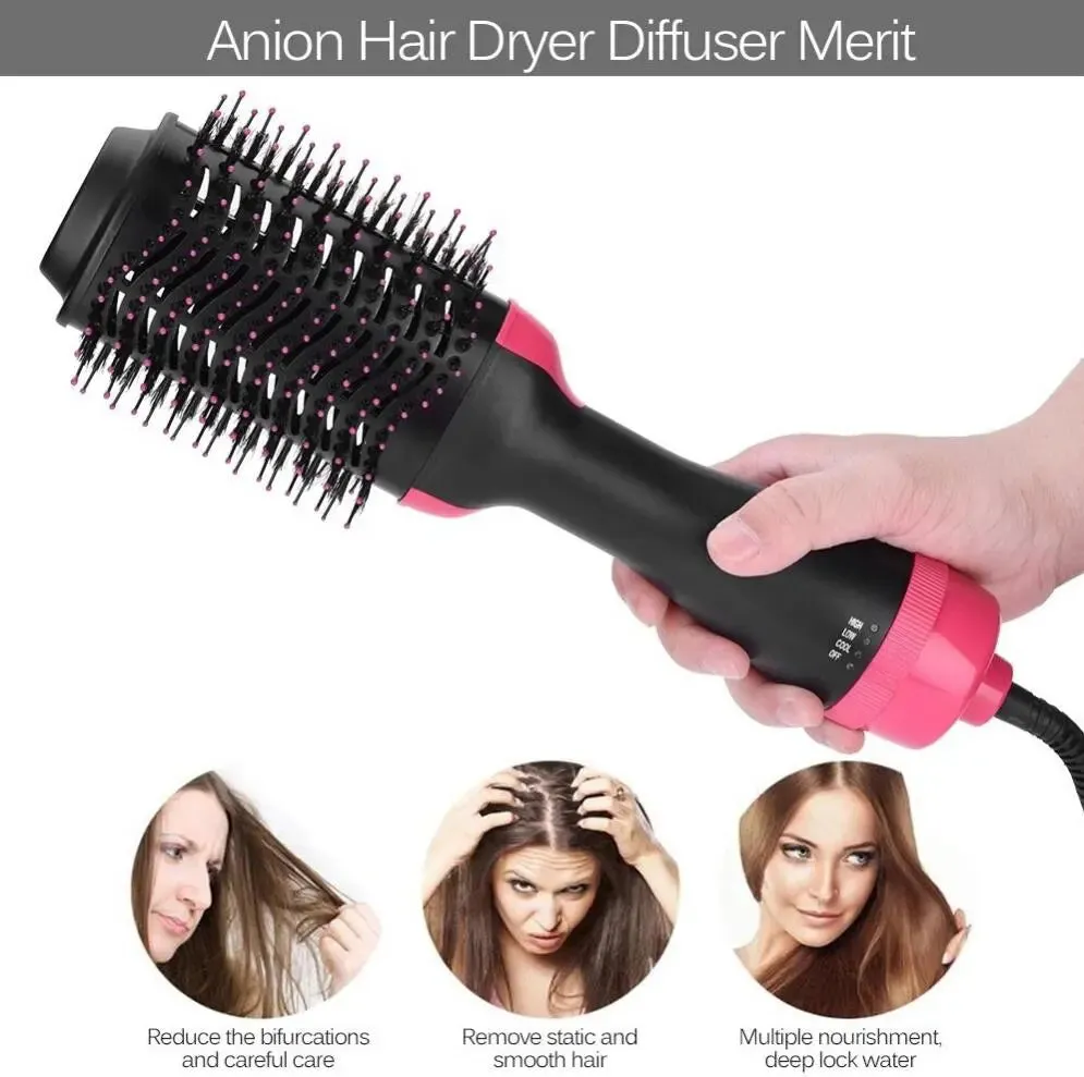 Curling Comb Straightening in One Step: Electric Hair Dryer Comb