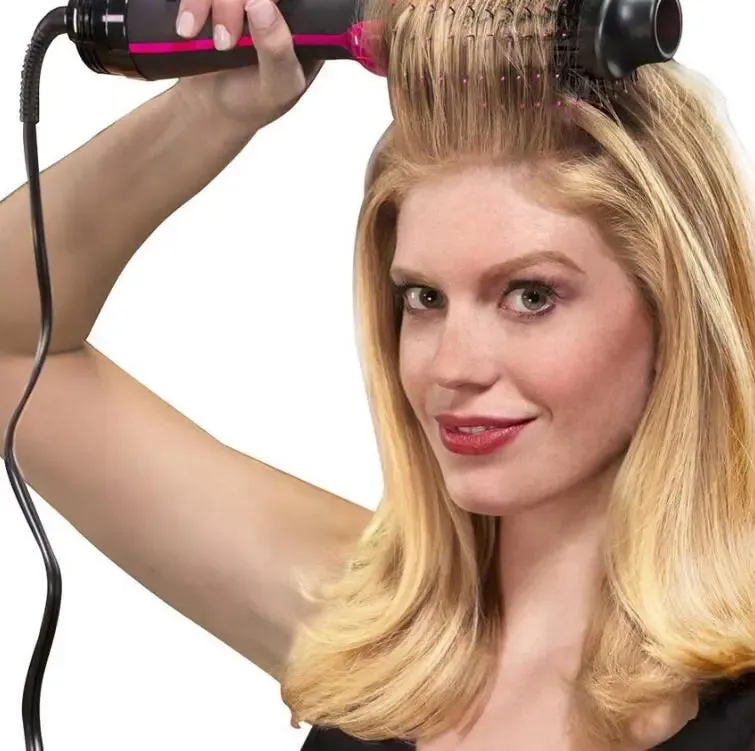 Curling Comb Straightening in One Step: Electric Hair Dryer Comb