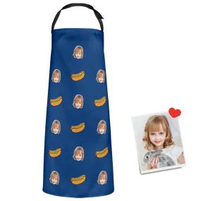 Custom Face Apron Cartoom Photo Apron - Hot Dog