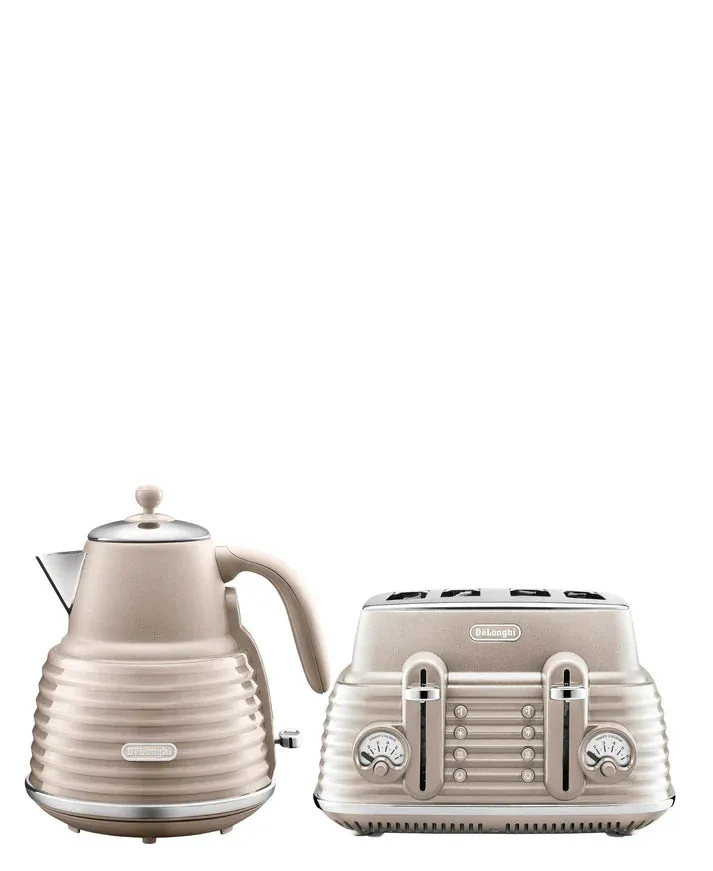 DeLonghi Scultura Scolpito Kettle & Toaster Breakfast Pack