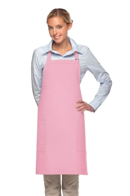 Deluxe Bib Adjustable Apron (2 Patch Pockets)