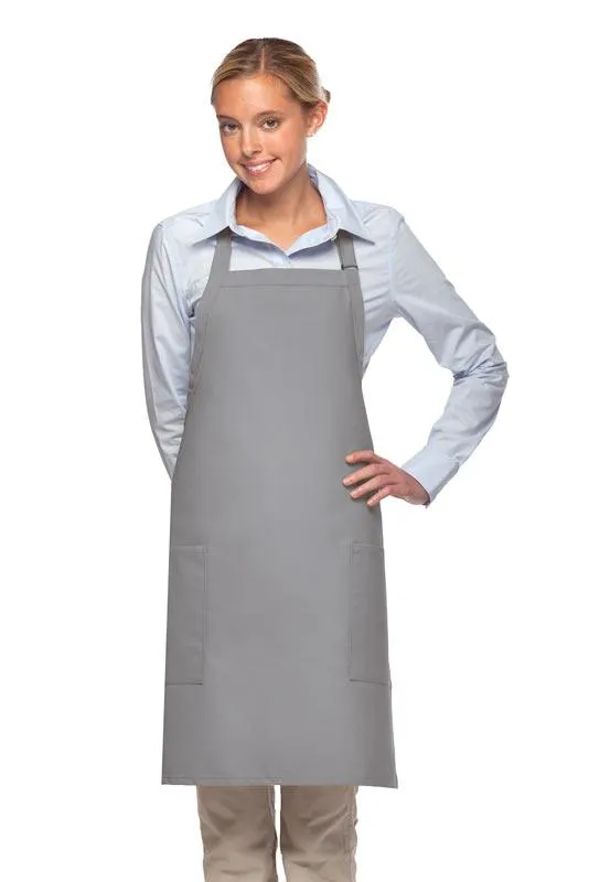 Deluxe Bib Adjustable Apron (2 Patch Pockets)