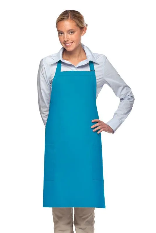 Deluxe Bib Adjustable Apron (2 Patch Pockets)