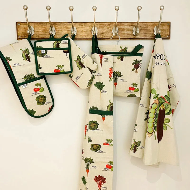 Dexam RHS Benary Vegetables Adult Apron - Stone