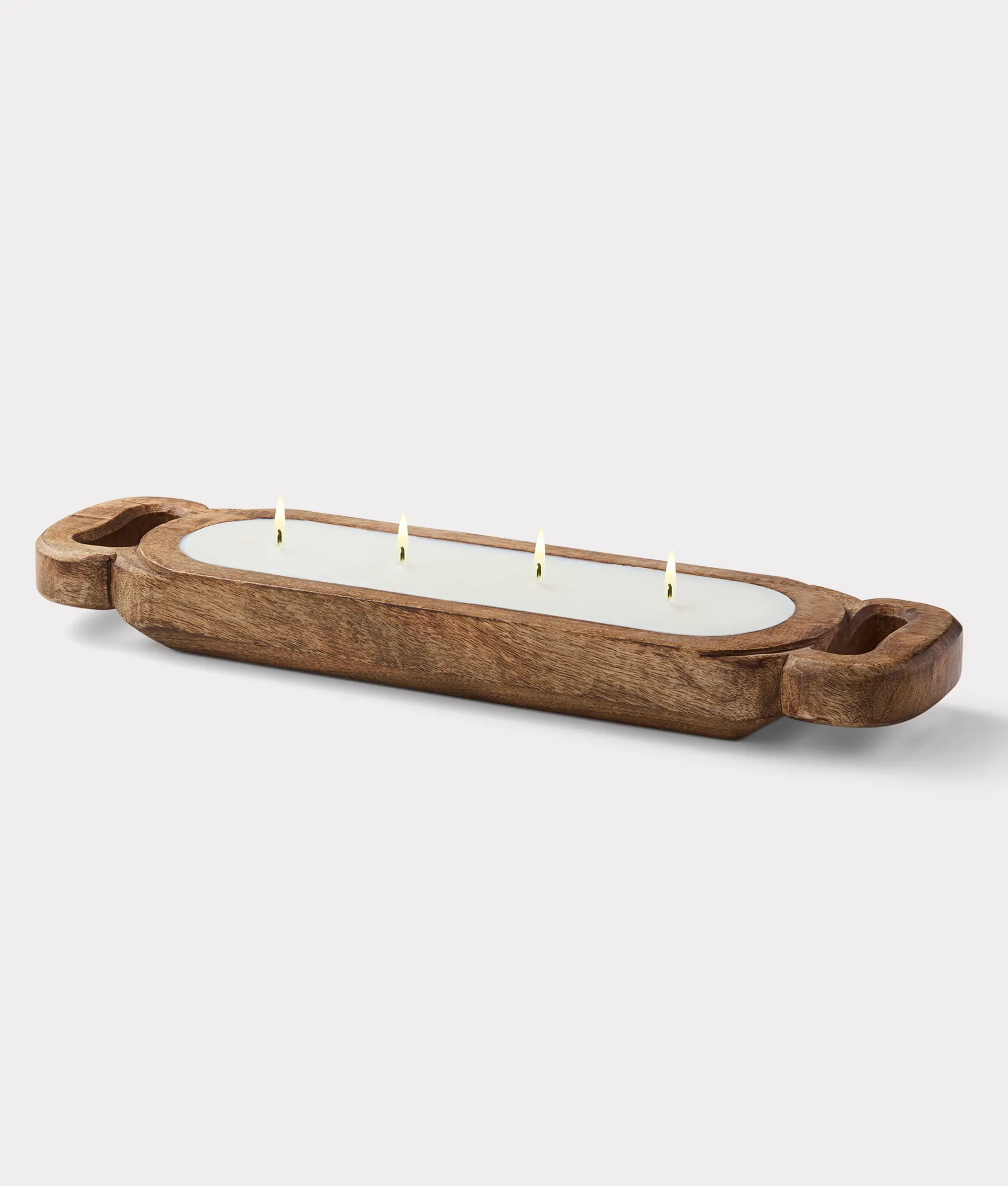 Driftwood Candle Tray 40Oz :: Brown