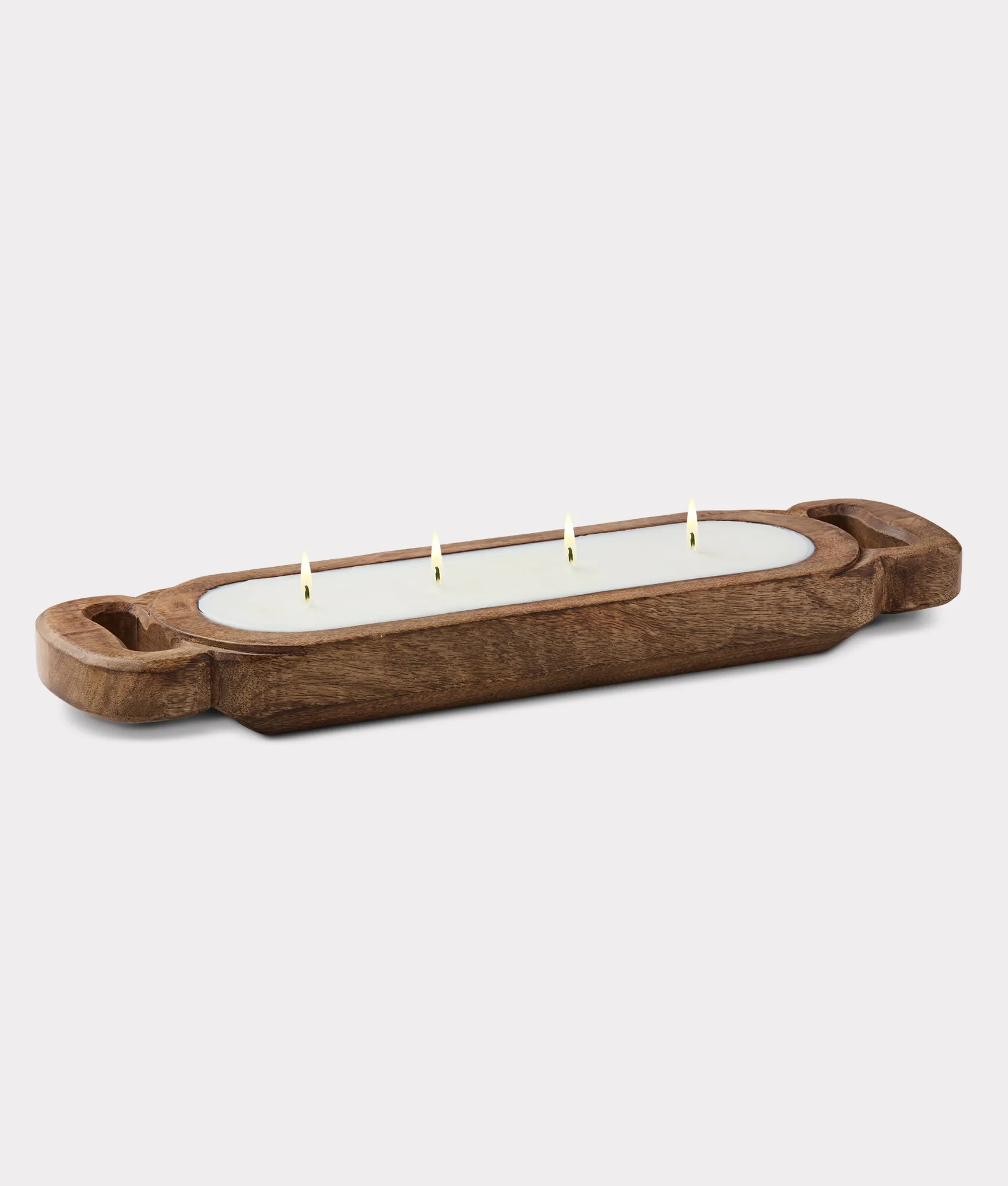 Driftwood Candle Tray 40Oz :: Brown