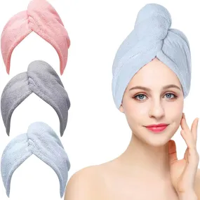 Dry hair cap super absorbent wash hair quick dry towel