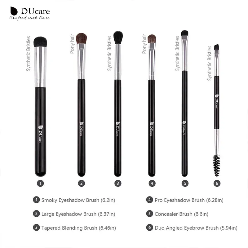 DUcare Eyeshadow Brush 4/6PCS