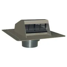 Duraflo 6013BR Roof Dryer Exhaust Vent, 5 in Duct, Brown Hood :EA: QUANTITY: 1