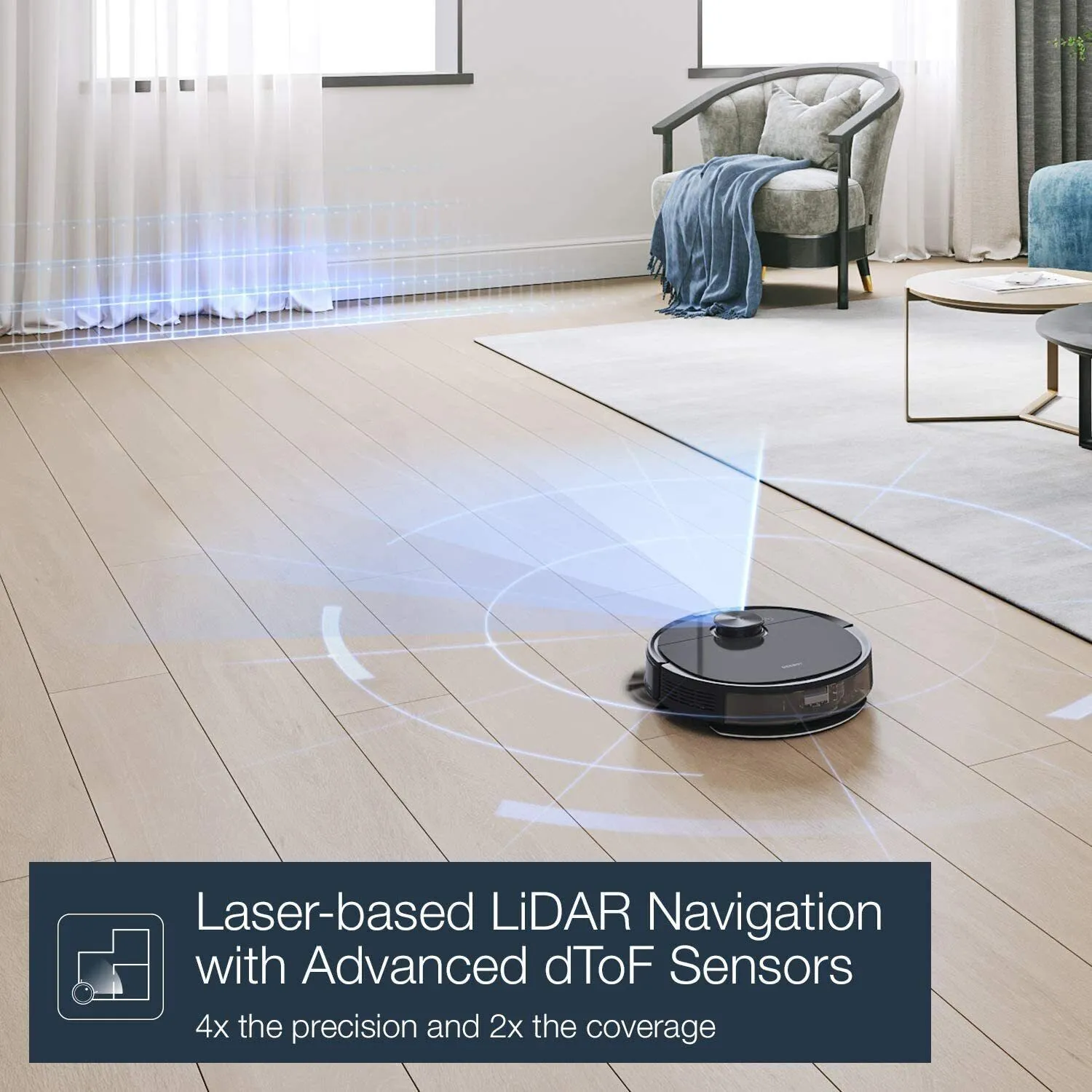 ECOVACS DEEBOT N8  All-In-One Robot Vacuum Cleaner and Mop