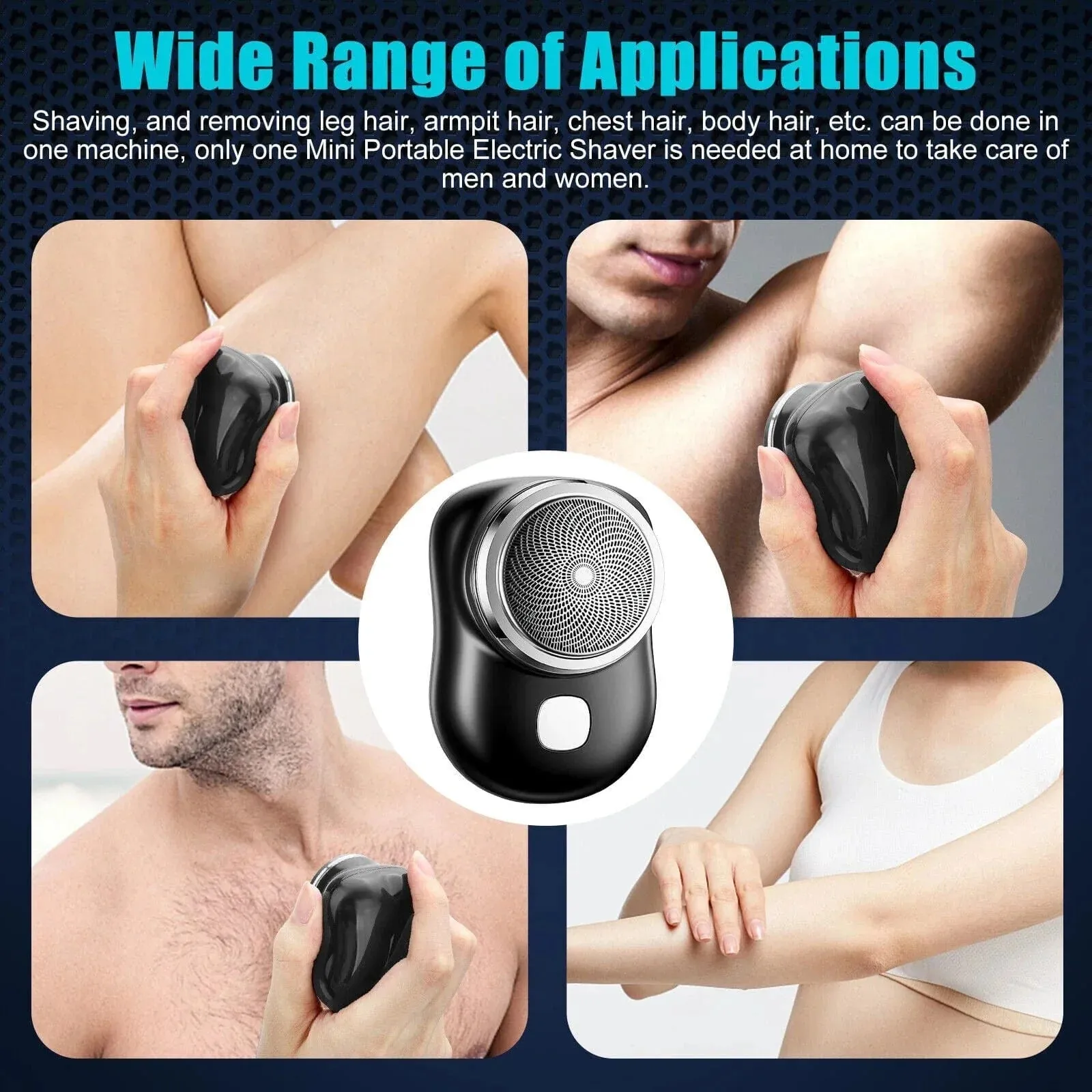 Electric Mini Travel Shaver For Men Pocket