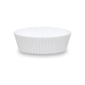 Elements - 3" Self-Standing Baking Cups - White - 75 Count (Case Qty: 1800)