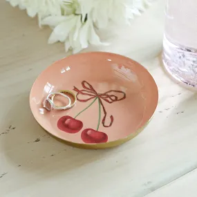 Enamel Printed Tray - Cherries