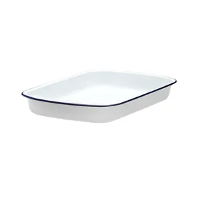 Falcon Enamelware Rectangular Baking Tray 31x27cm White