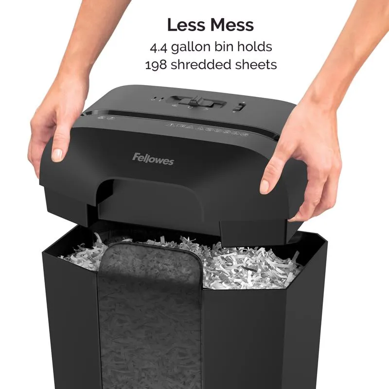 Fellowes Powershred LX50 9 Sheet Capacity 4.4 gal Cross-Cut Shredder