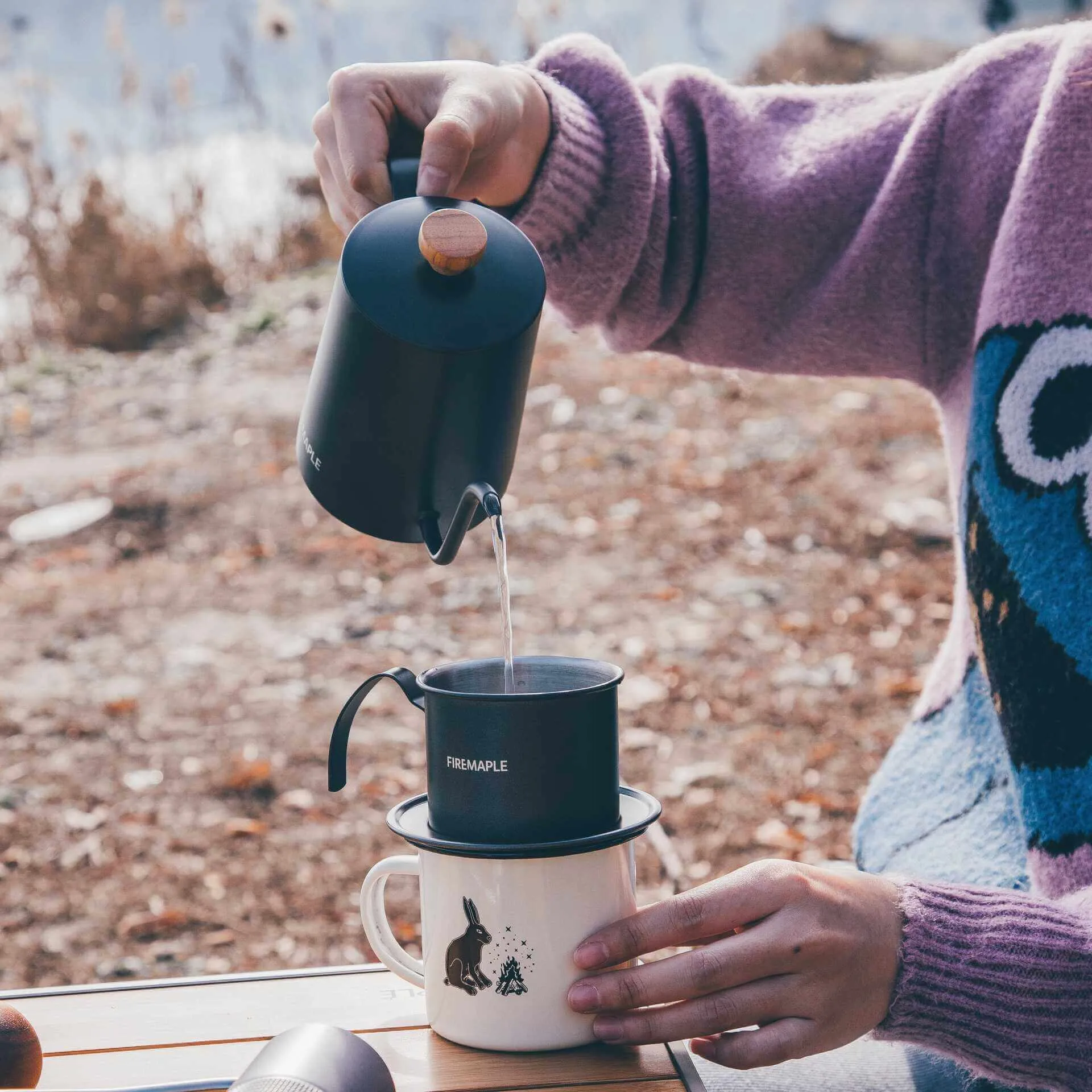 FIREMAPLE Orca Pour Over Kettle