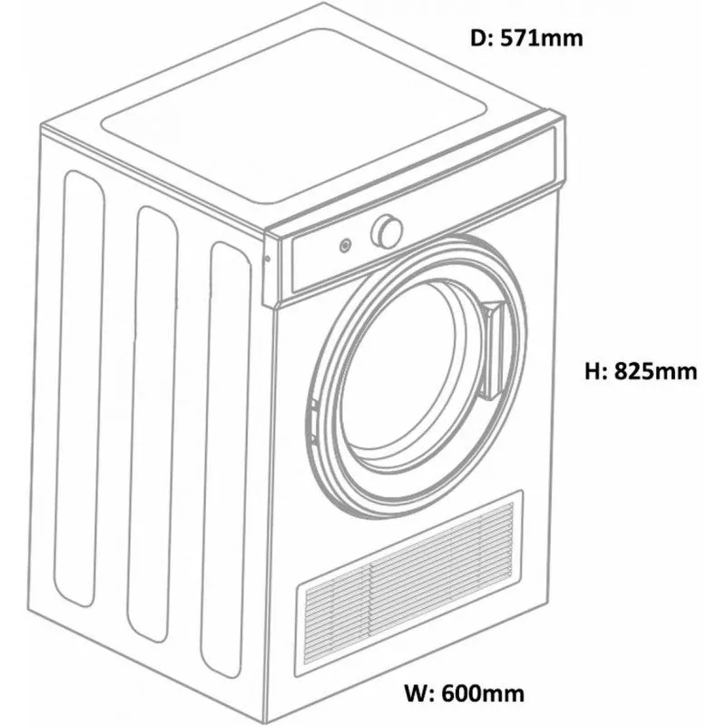 Fisher & Paykel 6kg Vented Dryer DE6060M2