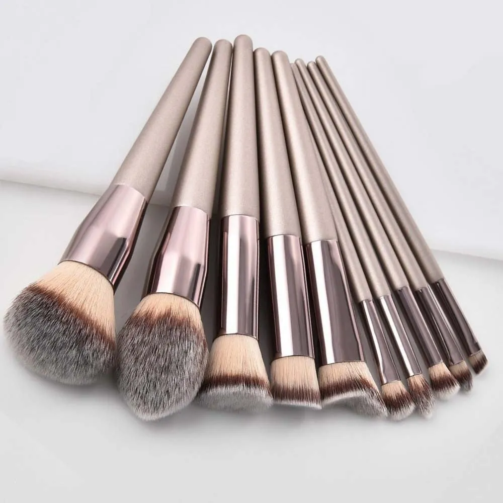 Foundation Powder Blush Eye Shadow Makeup Brushes Set