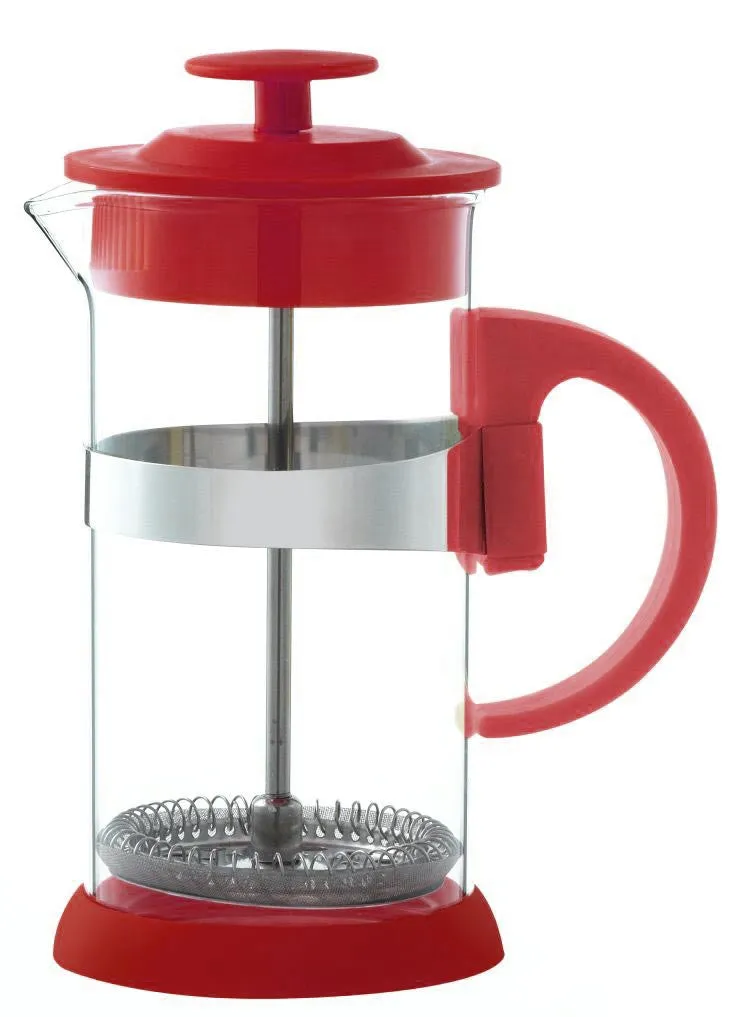 French Press: GROSCHE Zurich - Red, 1000ml/34 fl. oz/8 cup - Refurbished