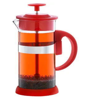 French Press: GROSCHE Zurich - Red, 1000ml/34 fl. oz/8 cup - Refurbished