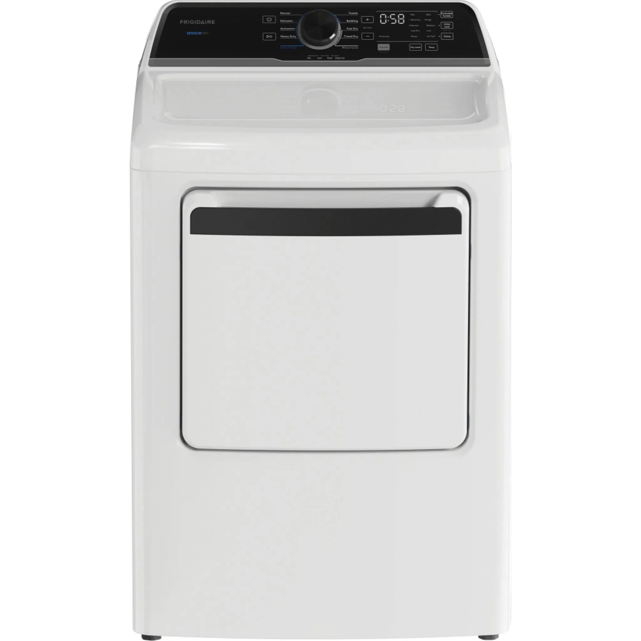 Frigidaire Electric Dryer (FLVE752CBW) - White