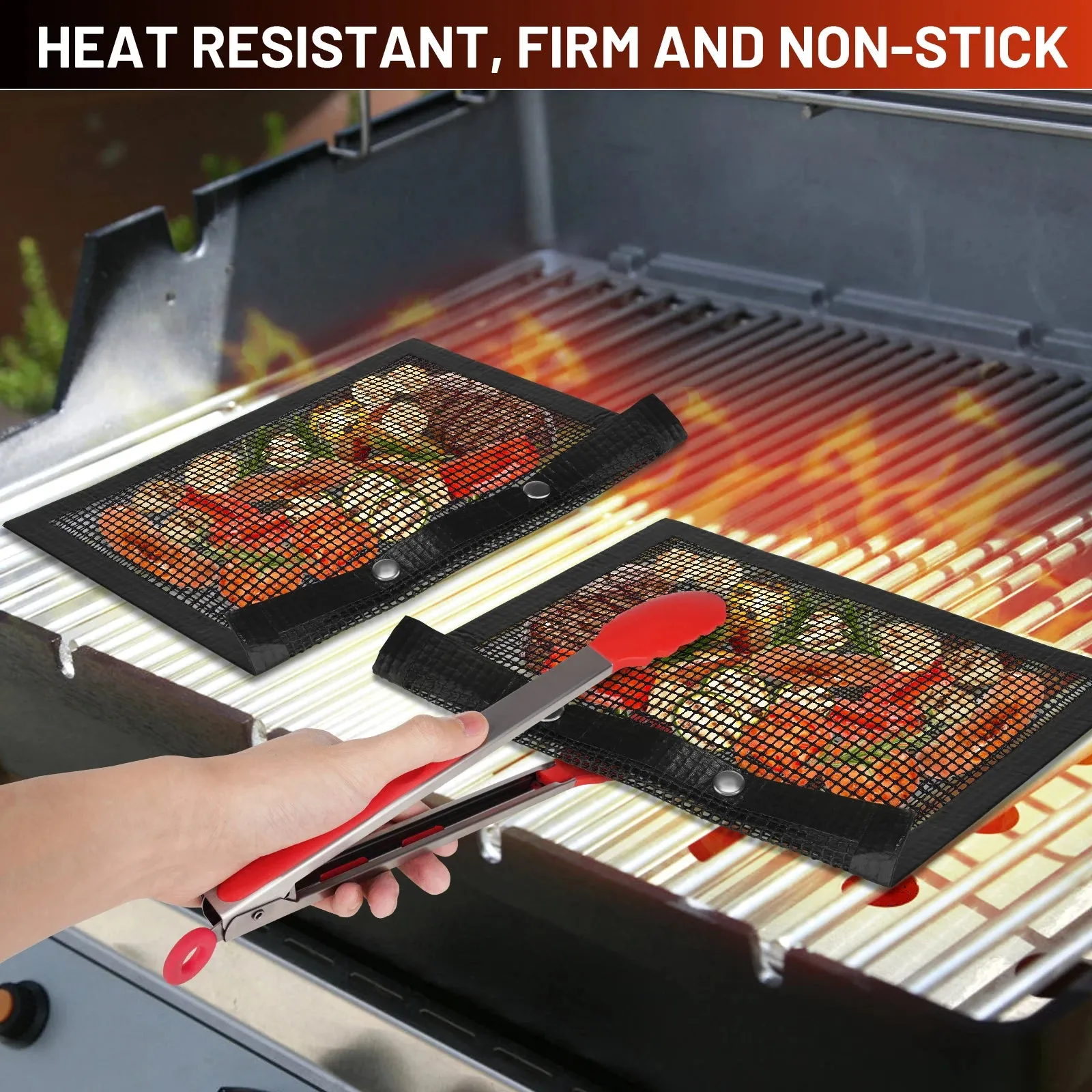 Funki Buys | Grill Bags | Non-Stick BBQ Grill Mesh Cooking Bags