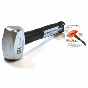 Groz 34550 Indestructible Handle Soft Face Club Hammer, 2.5Lb, 12"