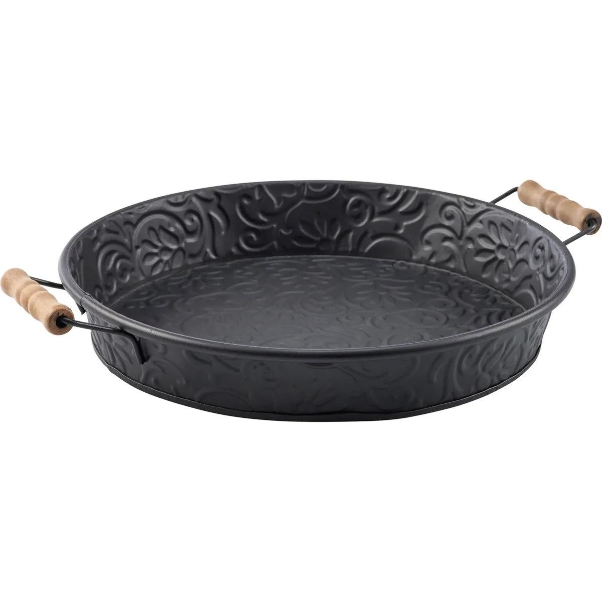 HHWW ~ Embossed Round Tray