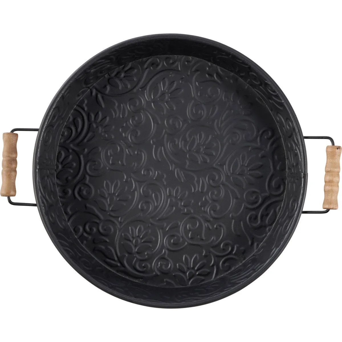 HHWW ~ Embossed Round Tray