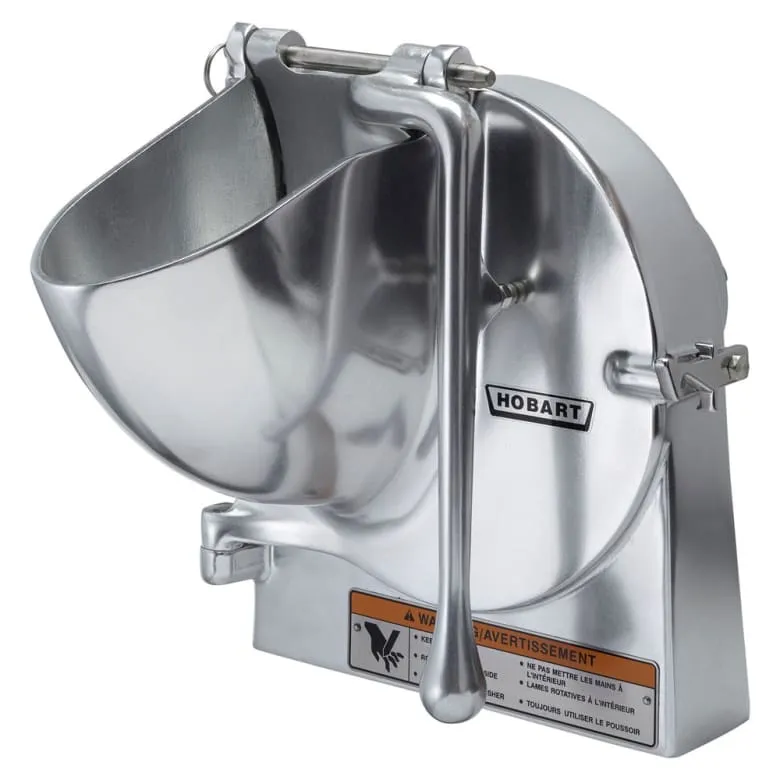 Hobart VS9-12 9" Slicer Attachment w/ #12 Back Case, Hopper Front, and Adjustable Slicing Plate