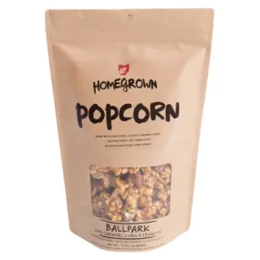 Homegrown Gourmet Popcorn Ballpark Caramel Corn & Peanuts 7.5 oz.