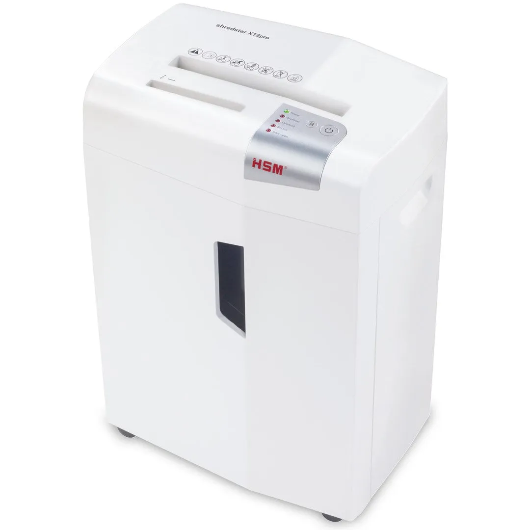 Hsm Shredstar X12pro Document Shredder, 2 X 15 Mm   Separate Cd Cutter