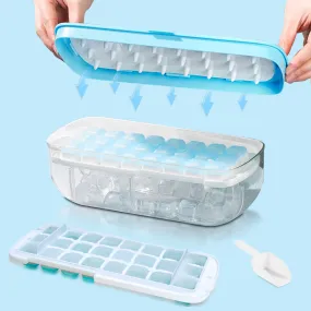 Ice Cube Storage Box with 2 Ice Trays