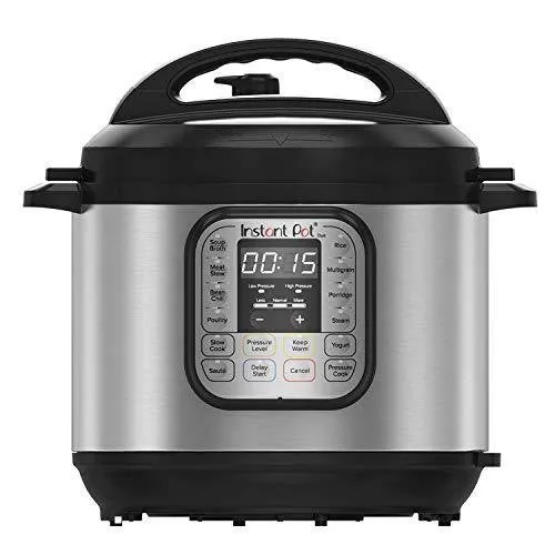 Instant Pot Duo 7-in-1 Electric Pressure Cooker, Slow Cooker, Rice Cooker, Steamer, Saute, Yogurt Maker, Sterilizer, and Warmer, 6 Quart, 14 One-Touch Programs