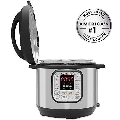 Instant Pot Duo 7-in-1 Electric Pressure Cooker, Slow Cooker, Rice Cooker, Steamer, Saute, Yogurt Maker, Sterilizer, and Warmer, 6 Quart, 14 One-Touch Programs