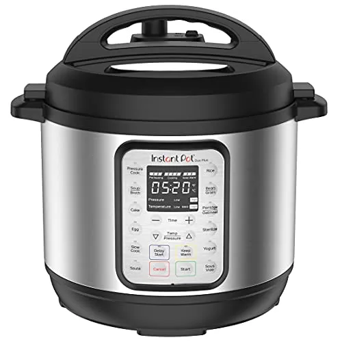 Instant Pot Duo Plus 8 Quart 9-in-1 Electric Pressure Cooker, Slow Cooker, Rice Cooker, Steamer, Saute, Yogurt Maker & Warmer, Sterilizer, 15 One-Touch Programs