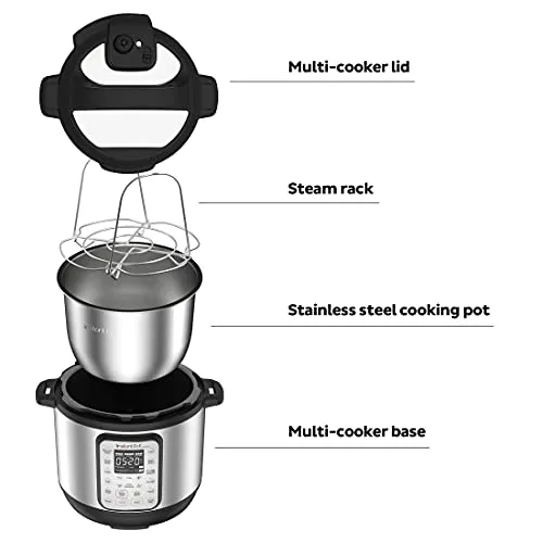 Instant Pot Duo Plus 8 Quart 9-in-1 Electric Pressure Cooker, Slow Cooker, Rice Cooker, Steamer, Saute, Yogurt Maker & Warmer, Sterilizer, 15 One-Touch Programs