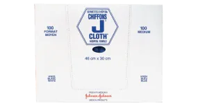 Johnson & Johnson H1624 J-Cloth Hospital Towels Large / Blue (30cm x 60cm)