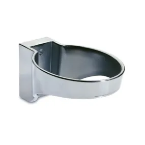 Jolly Ring-Shaped Wall Holder Plastic Bracket for Valera Hair Dryers - Chrome Plated SDRBR6