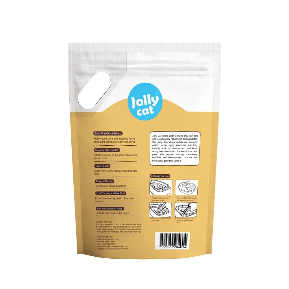 Jollycat Okara Tofu Cat Litter Boba 6L