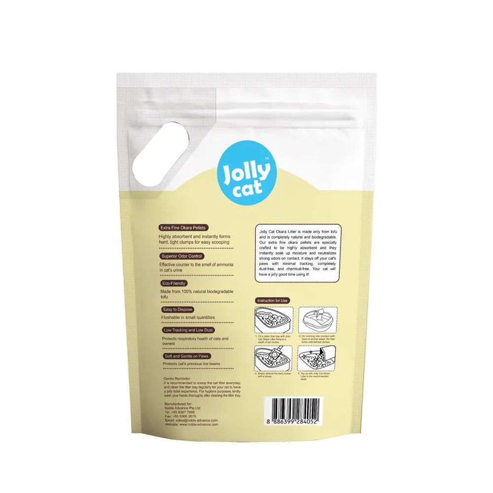 Jollycat Okara Tofu Cat Litter Soya Bean 6L