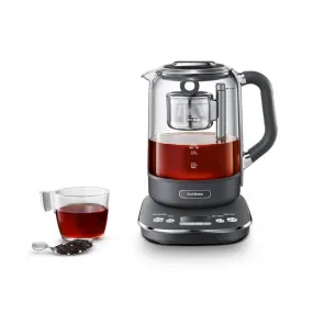 Joydeem Automatic Tea Maker JD-ZC6088G, Teapot Smart Lift Time and Temperature Control, Space Gray