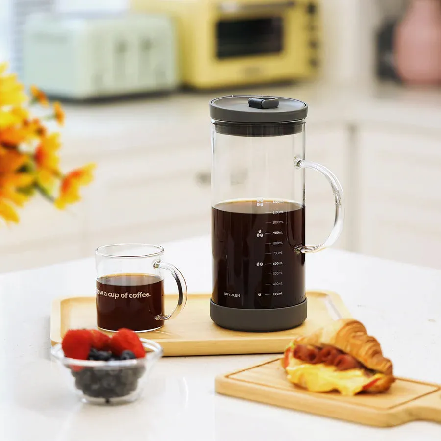 K176 Multi-function Electric Steam Brewer & Cold Brew Coffee Maker - Bundle Offer