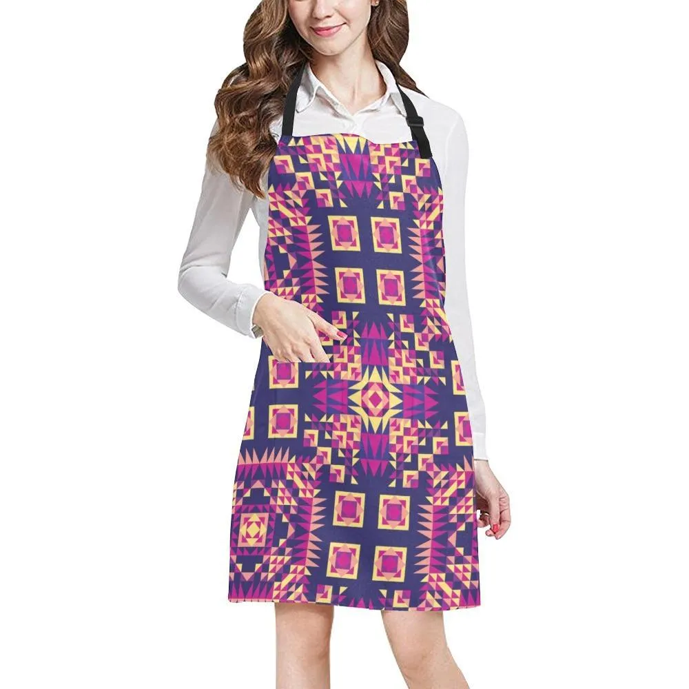 Kaleidoscope Bleu Apron