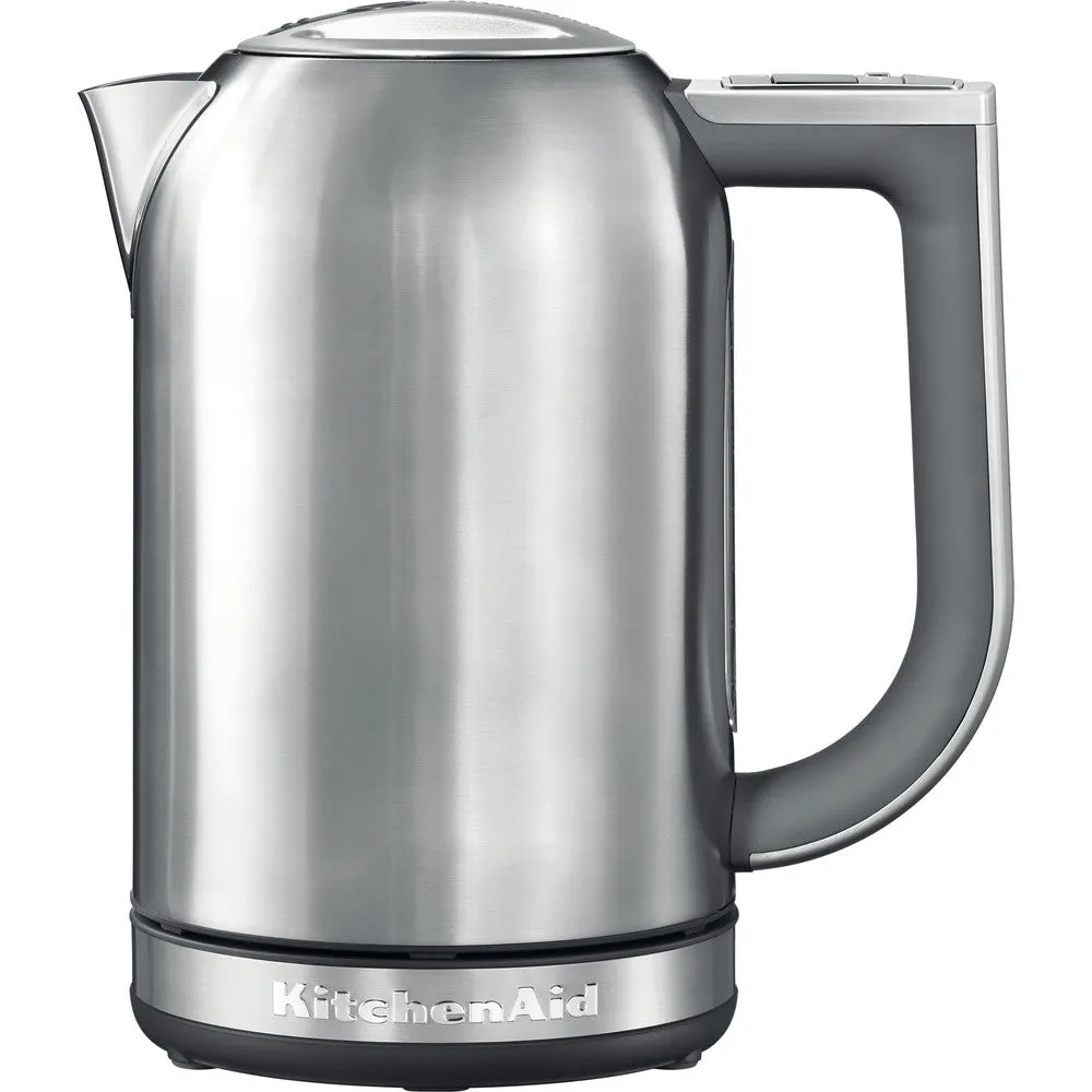 KitchenAid 1.7L Stainless Steel Cordless 220 Volt Electric Hot Water Kettle LED Display 3000 Watts 5KEK1722