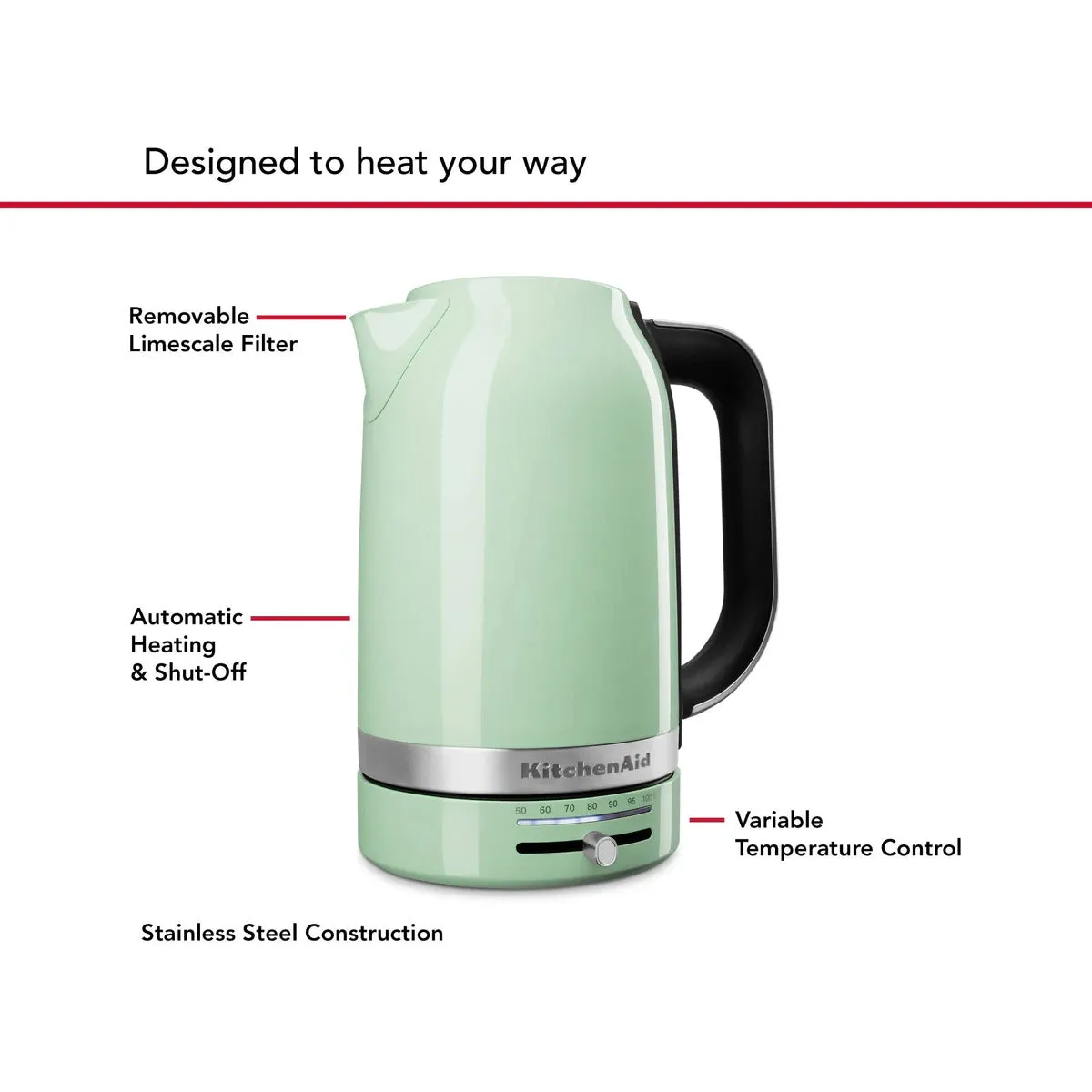 Kitchenaid KEK1701 Electric Kettle Pistachio 1.7L