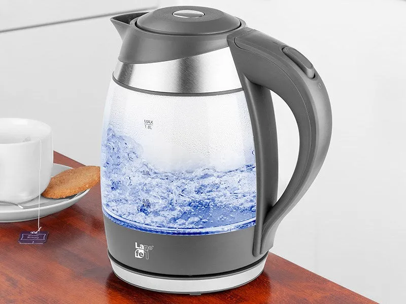 Lafe Ceg016 Electric Kettle 1.7 L 2200 W Grey, Transparent